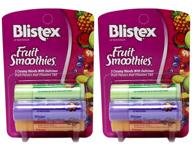 🍓 blistex fruit smoothies lip moisturizers pack of 2 - 3 sticks, 0.10 oz each: ultimate lip hydration logo