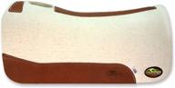 premium southwestern equine lone star 100% pressed wool saddle pad in cream or grey: superior comfort and durability логотип