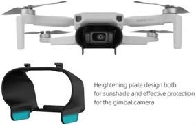 img 1 attached to Шлем-протектор и защита объектива для камеры-жемчужины и Mini 2 DJI Mavic - необходимые аксессуары