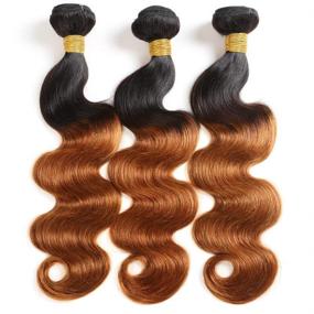 img 3 attached to Seelaak Ombre Bundles Brazilian Virgin