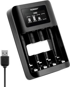 img 4 attached to 🔋 Tenergy TN474U Portable 4-Bay NiMH/NiCD Battery Charger with LCD Display, USB Input for enhanced AA/AAA NiMH and NiCD Battery Charging