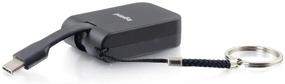 img 1 attached to 🔌 C2G HDMI USB Adapter, USB C to HDMI Travel Adapter, Black - Cables to Go 26872