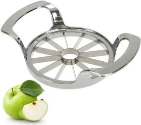 img 4 attached to Hedume Apple Slicer: 12-Blade Corer, Stainless Steel Fruit Slicer for Apples, Pears, Oranges, and More