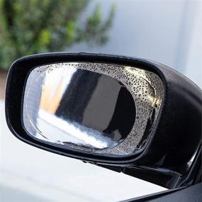 img 2 attached to Juvale Rainproof Rearview Mirror Film