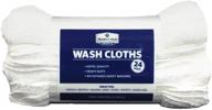 premium 24-piece set: member's mark commercial hospitality wash cloth in elegant white logo
