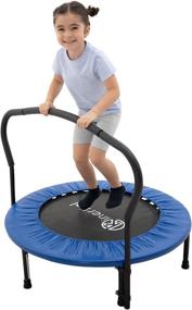 img 4 attached to 🎪 Kinertial x My First Mini Trampoline 36” Round – Ideal for Kids, Indoor/Outdoor Recreation, ASTM Safety Standards, Max Load 220lbs