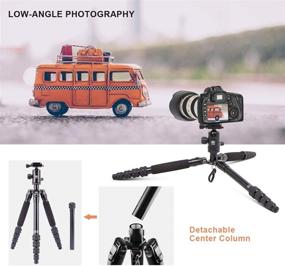img 2 attached to AM 005K Lightweight Aluminum Travel Tripod
