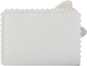 img 2 attached to Nawoshow Rabbit Bunny Ear Bifold Wallet Card Holder for Women - Compact Purse with Organizer Wallet Design