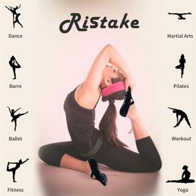 img 3 attached to 🧦 Ristake Women's Non-Slip Yoga Socks: Ideal for Pilates, Pure Barre, Dance & Barefoot Workouts - 3/6 Pairs