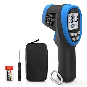 img 4 attached to ANNMETER AN-1800 Digital Infrared Thermometer - Handheld High Temperature Pyrometer Gun for Non-Contact Measuring (-58~3,272℉), 50:1 IR Laser Gauge for HVAC, Kiln, Cooking - NOT for Human Temperature