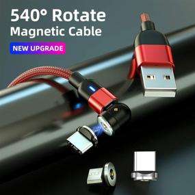 img 3 attached to 🔌 Набор из 7 кабелей длиной 10 футов с магнитным поворотом - Совместимо с большинством устройств