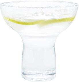 img 3 attached to 🍹 XL Stemless Margarita Glasses - Large, Thick, Clear Glass, 16 Ounces (Set of 6)