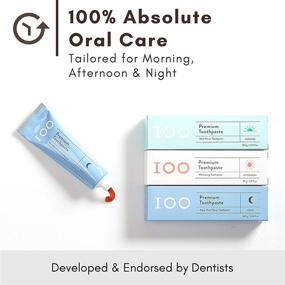 img 3 attached to 100% Natural Toothpaste Set for All-Day Oral Care - Vegan, Whitening, Antiplaque, Hydroxyapatite for Remineralizing - Dentists Recommended - Morning, Afternoon, Night - 3-Pack