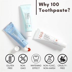 img 2 attached to 100% Natural Toothpaste Set for All-Day Oral Care - Vegan, Whitening, Antiplaque, Hydroxyapatite for Remineralizing - Dentists Recommended - Morning, Afternoon, Night - 3-Pack