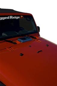 img 1 attached to Chrome Cowl Vent Scoop for 98-18 Jeep Wrangler TJ/JK by Rugged Ridge 11352.11