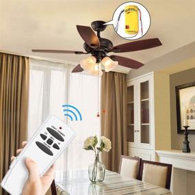 img 3 attached to 🔧 Enhance Your Hampton Bay Fan with HD5 Ceiling Fan Remote Control Replacement - UC7078T CHQ7078T Standard-RR7079T Fan-HD5