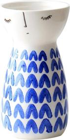 img 4 attached to 💖 Stunning Senliart Ceramic Vase - Ideal for Home Décor, Small Flower Vases - 5.9 X 3.2 (Heart)