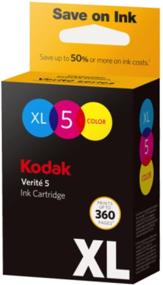 img 1 attached to Kodak Verite 5 Replacement Inks (ALT1CA) XL Color Ink Jet Cartridge for V50, V55, V55W Eco, V55 Plus, V60 Eco, V640 Eco, V64 Series, V65 Eco, V65 Plus Printers