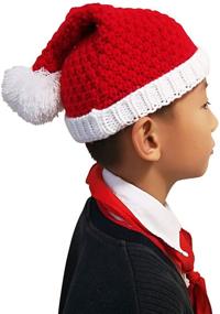 img 3 attached to 🎩 Kids Winter Slouchy Beanie Hat (5-14 Years) – Windproof, Warm Knit Skull Cap for Boys and Girls