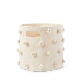 img 1 attached to 📦 Enhance Your Storage with Pehr Pom Pom Bin - Natural, 12x13 Inch (Pack of 1)