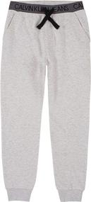 img 2 attached to Calvin Klein Joggers FA21Logo 12 Boys' Clothing