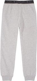 img 1 attached to Calvin Klein Joggers FA21Logo 12 Boys' Clothing
