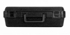 img 3 attached to 🖤 B1264 Black Interior Empty Carry Case - 12.5 x 6.99 x 4, Blow Molded