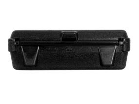 img 1 attached to 🖤 B1264 Black Interior Empty Carry Case - 12.5 x 6.99 x 4, Blow Molded