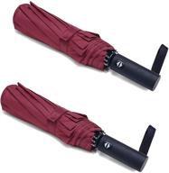 🌂 pffy windproof collapsible compact umbrella - top folding umbrellas logo