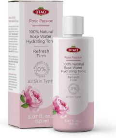 img 3 attached to 🌹 OTACI Rose Passion: 100% Natural Rose Water Toner for Hydration, Moisturizing Facial Skin Cleanser