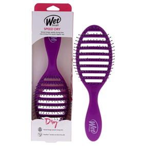 img 4 attached to 🔄 Wet Brush Speed Dry Hair Brush - Purple - Intelliflex Bristles for Fast Drying and Scalp Comfort - Suitable for Women, Men, Wet or Dry Hair