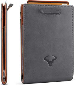 img 3 attached to 🧳 BULLIANT Minimal Pull Tap Blocking Wallet: Stylish Men's Accessory for Wallets, Card Cases & Money Organizers