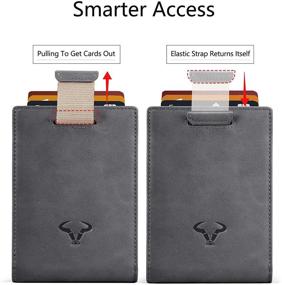 img 1 attached to 🧳 BULLIANT Minimal Pull Tap Blocking Wallet: Stylish Men's Accessory for Wallets, Card Cases & Money Organizers