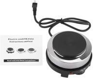 🔥 portable countertop infrared burner – mini electric heater stove with 500w power, 5.6 inch round ceramic glass single plate cooktop for easy cleaning in home kitchen – multifunctional hot burner in sleek 110v black design логотип