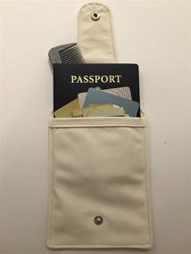 img 3 attached to Travel Hidden Pocket Bra Wallet