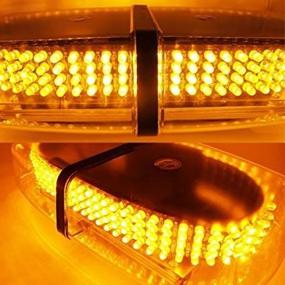 img 2 attached to 🚨 ZHOL New Bright Amber 240-LED Emergency Strobe Lights: Ensuring Vehicle Safety and Warning Signals for Cars, Trucks, and Construction Vehicles