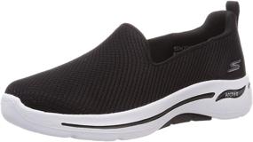 img 4 attached to Skechers Performance Walk Black White Women's Shoes for Athletic