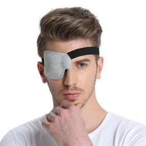 img 4 attached to 👁️ FCAROLYN 3D Eye Patch - Gray (Right Eye): Enhanced Comfort and Vision Aid for Optimal Healing