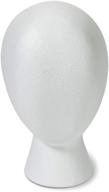 🎨 floracraft smoothfoam faceless head 9.8 inch - white: perfect for art & decor projects! logo