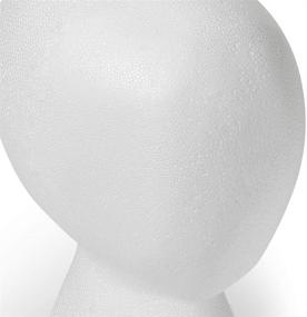 img 2 attached to 🎨 FloraCraft SmoothFoam Faceless Head 9.8 Inch - White: Perfect for Art & Decor Projects!