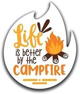 campfire sticker laptops printed laminated logo