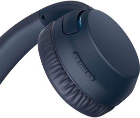img 1 attached to Сенсационные беспроводные наушники Sony WHXB700 с усиленным басом, Bluetooth и микрофоном, возможностью совершать телефонные звонки и голосовым управлением Alexa в смелом синем цвете.