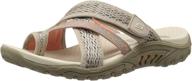 skechers womens reggae splatter sandal women's shoes logo