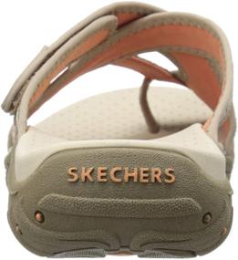 img 2 attached to Skechers Womens Reggae Splatter Sandal Women's Shoes