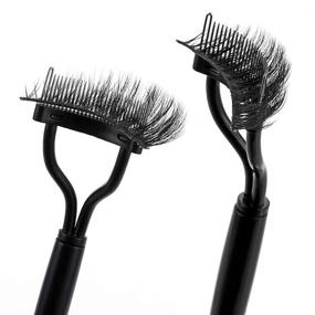 img 3 attached to 💆 Enhance Your Lashes with 2 Pcs Eyelash Comb 17IF Makeup Mascara Separator Tool