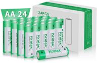 💡 kratax 1.5v aa batteries (24 pack) - long-lasting alkaline batteries for household and business use logo