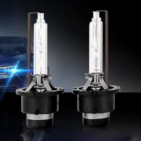 img 1 attached to Заменяемые лампы для бипереносного ксенона HID D2S 5000K - ближний и дальний свет, 2 штуки (5000K, D2S) от фарав машину ZRSJ.