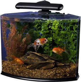 img 3 attached to 🐠 Tetra Curved-Front Tank: Experience Tranquility with LED Crescent Aquarium Kit