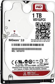 img 2 attached to 🖴 Western Digital 1TB WD Red Plus CMR SATA 6 Gb/s NAS Internal Hard Drive - 5400 RPM Class, 16 MB Cache, 2.5" - WD10JFCX