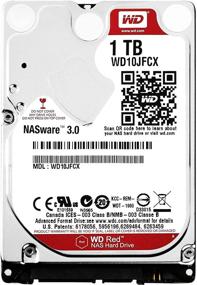 img 1 attached to 🖴 Western Digital 1TB WD Red Plus CMR SATA 6 Gb/s NAS Internal Hard Drive - 5400 RPM Class, 16 MB Cache, 2.5" - WD10JFCX
